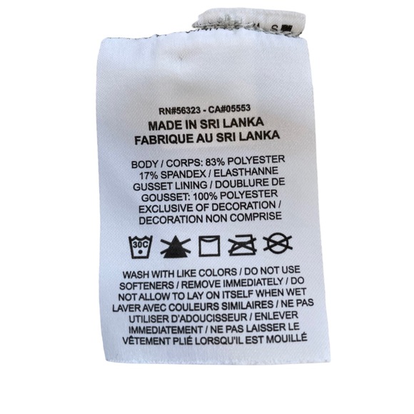 Nike Dri-Fit Light Gray & Red Leggings / Running Pants w/ Large Logo in Size Med - Picture 13 of 13